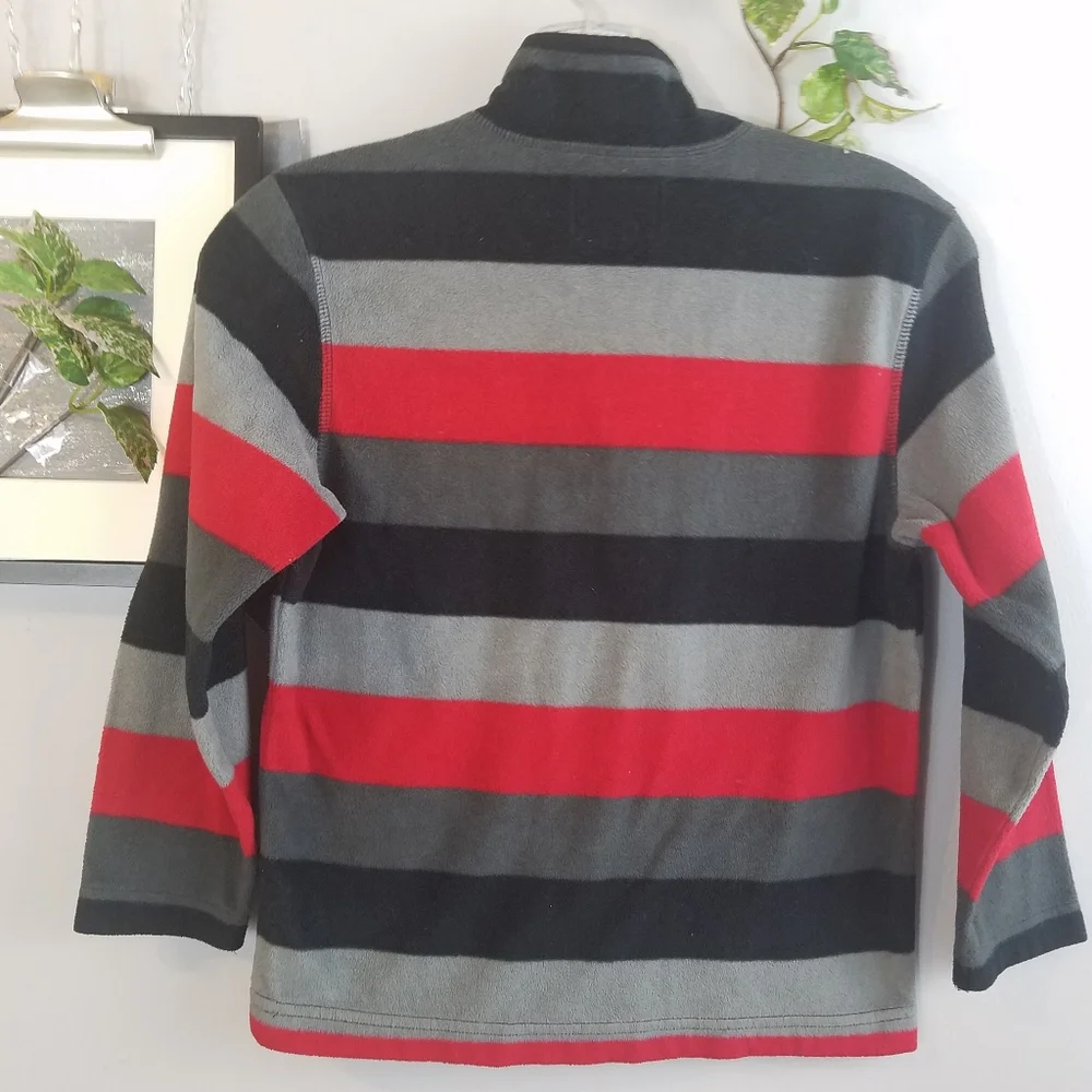 BUNDLE Old Navy Stripe Fleece 1/4‎ Zip Jacket S